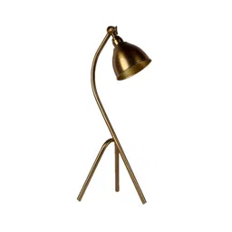 sapphire Rectunglas Brass Study Lamp With Metal Base image 3