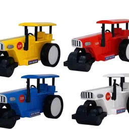 shree jee ROAD ROLLER CENTY (YELLOW) PULL BACK ACTION (MULTICOLOURS) COLOUR MAY VARY image 5