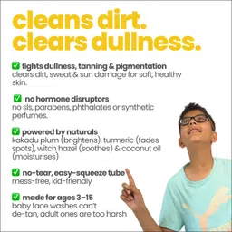 tuco Kids Dull Skin Facewash with Kakadu Plum for clear, bright skin | 100ml Face Wash image 2