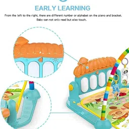 him tax Latest Baby’s Piano Gym Multi-Function ABS High Grade Plastic Piano Baby Gym image 2