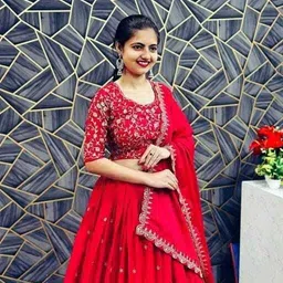 shivalik fashion Embroidered Semi Stitched Lehenga Choli image 2