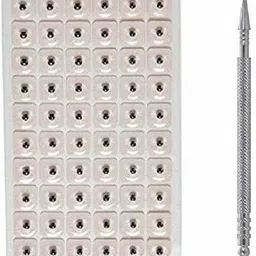 Acs 1008 ACS Acupuncture Needle Ear Vaccaria Auricular Seed Therapy Pack of 60 with 1 Sujok Jimmy Massager-picture-22