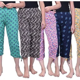 Women Multicolor Capri-image-10
