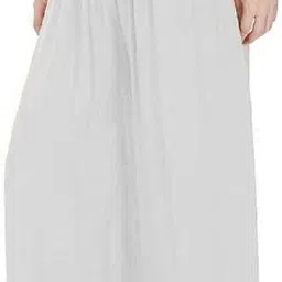 qeheem Pack of 2 Women Regular Fit White, Pink Cotton Blend Trousers image 4