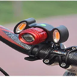 fastped Bicycle Zoom-able Bicycle Headlight Focus Front Light with 2 Warning Lights LED Front Light image 4