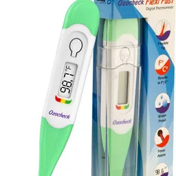 Ozocheck Digital With Flexible Tip | Fever Alarm & Beep Function | Waterproof Flexi Fast, 10 Seconds Fast Reading for Kids & Adults Thermometer-picture-19