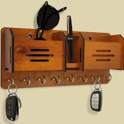 aayog creations Wood Key Holder image 2
