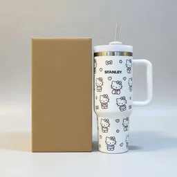 ved online mart Stanley Hello Kitty Stainless Steel Insulated Tumbler 1200ml with Handle & Straw Stainless Steel Tumbler-picture-10