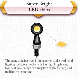 allowing Front, Rear, Side LED Indicator Light for Universal For Bike Universal For Bike image 2