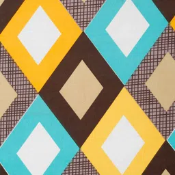 hosta homes Geometric 300 TC Polycotton King Size Flat Bed Sheet With 2 Pillow Covers image 5