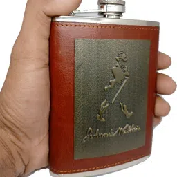 tfg Essentials Leather Wrapped Liquor Flasks Or Wine Whiskey Alcohol Drinks Holder Pocket Bottle With Easy Refill Funnel Set Stainless Steel, Leather Hip Flask Stainless Steel Hip Flask image 4