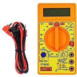 h-its kabel Digital Multimeter DT830D Yellow LCD Display Digital Multi-Meter Digital Digital Multimeter image 5