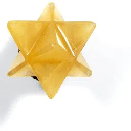 hoseki Yellow Aventurine Merkaba 7.15g stone Regular Asymmetrical Crystal Stone-picture-16