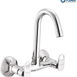 kamal Sink Mixer Platina | Brass Build | 180 degree Swivel spout | German Tech Aerator | Quarter turn movement | Hot & Cold Mixer Faucet-picture-10