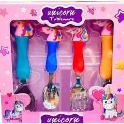 karoli collection unicorn spoon Plastic, Steel Cutlery Set-picture-29