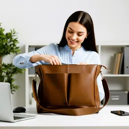 lyviane Women Tan Tote image 3