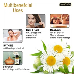 indus valley Pure Natural Chamomile Essential Oil - Twin Pack image 5