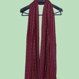 ufashion Chiffon Printed Purple Women Dupatta image 3