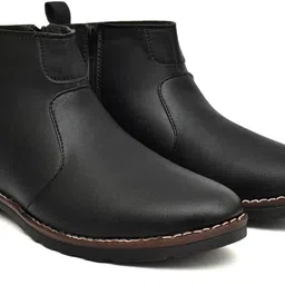 trm Men’s Leather Boots – Stylish, Durable & Comfortable Casual Footwear Boots For Men image 5