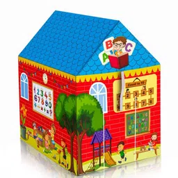 makerenterprise Kids Learning Play Tent House – ABC & 123 Educational Theme image 2