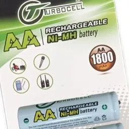 microusb Turbocell AA 1.5V 1800mAh Rechargeable Ni-MH Battery image 1