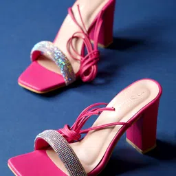 the white pole Women Heels Sandal image 2