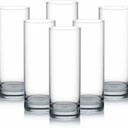 (Pack of 6) Transparent Long Glasses or Whiskey Glass Cup Tea Mojito Glass Set (290 ml)_Ne Glass Set Water/Juice Glass-image-63