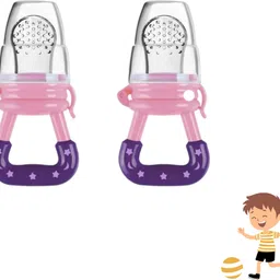 aapni dukan SST Sales Baby Food And Fruit Nibbler & Pacifier Teether BPA Free Nibbler TH448 Feeder-picture-22