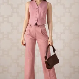 van heusen Solid Women Waistcoat image 2