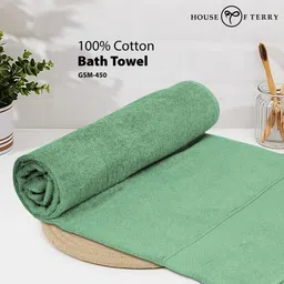 house of terry Cotton 450 GSM Bath Towel image 2