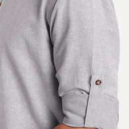 classycollar Men Solid Pure Cotton A-line Kurta image 5