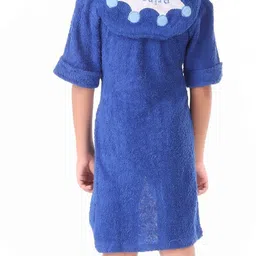 comfortlooms Royal Blue Medium Bath Robe image 4