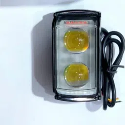 anaisha enterprises Mini Double Lens Fog Light with yellow & White Fleshing Light(RED & Blue DRL) Fog Lamp Motorbike LED (12 V, 45 W) image 2