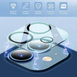 Bulkwala Back Camera Lens Glass Protector for iPhone 12 Camera Lens Protector image 4