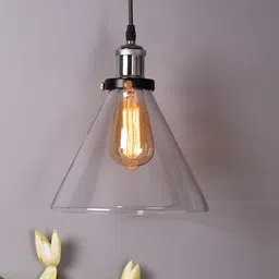 homesake Patron Transparent Glass Hanging Light image 1