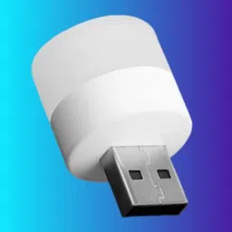 BZILO USB MINI BULB LIGHT WITH CONNECT ALL MOBILE WALL CHARGER PACK 5 FL46 PACK OF 5 USB LED Light Plug in Night Light Bulb_M46 Laptop Accessory-image-10