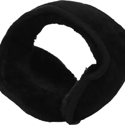 Black Headwear Faux Fur Ear Muffs / Ear Warmers - Behind The Head Style Winter Earmuffs for Men & Women Ear Muff-image-34