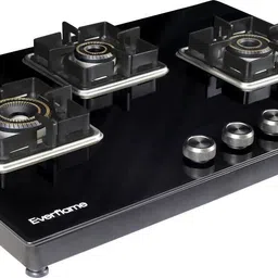 everflame Accord 3B Gas Stove | Toughened Glass Cooktop | ISI Approved | 8mm Glass Manual Gas Stove-picture-21
