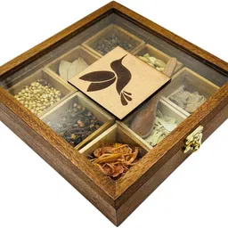 the kalakaras Spice Set Wooden image 2
