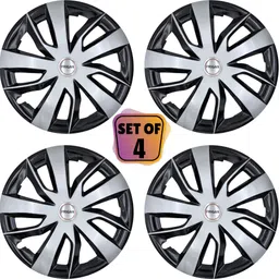 prigan N-SCORPIO Silver Black 17 INCH Wheel Cover For Universal For Car Universal For Car image 2