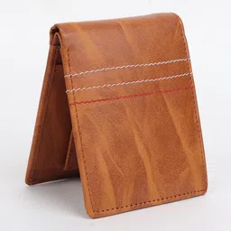 killer Men Casual Tan Artificial Leather Wallet image 3