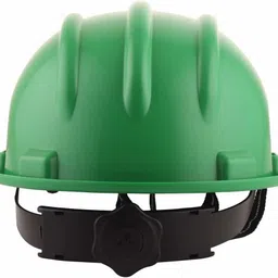 karam PN521(HYD GREEN) Safety Helmet with Adjustable Chin Strap & Rachet Type Adjustment Construction Helmet image 3