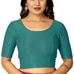 pt priyanka textiles Round Neck Women Blouse-picture-3