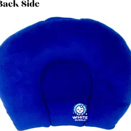 white bubble Rai Dana Baby Pillow, Newborn Head Shaper Anti Flat Takiya Mustard Seeds Solid Baby Pillow Pack of 1 image 4