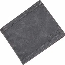 mensch Men Casual Black Artificial Leather Wallet image 1