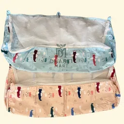 dharti mart Hanging Cradle with Mosquito Net| Cotton Baby Swing Jhula for Newborns Pack of 2-picture-15