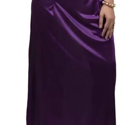 Melhors M-SP-Dark purple Satin Blend Petticoat-picture-21