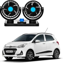 aanjul DOUBLE Car Fan 12v 360 Head 2 Speed Optimization For UNIVESAL CAR FF-26 Car Interior Fan-picture-19