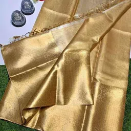 nzsilk Woven Banarasi Tissue Saree-picture-17