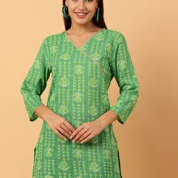 neesh Women Printed Cotton Blend Straight Kurta-picture-16
